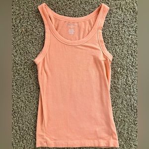 Coral color XS tank top from American Eagle.